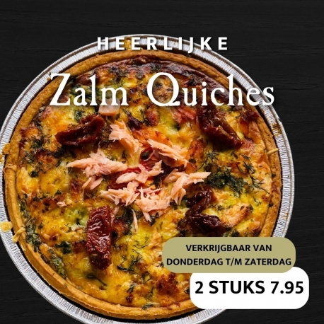Weekaanbieding zalmquiche