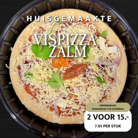 Weekaanbieding zalmpizza