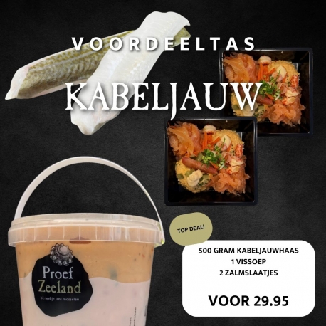 Weekaanbieding voordeeltas skrei