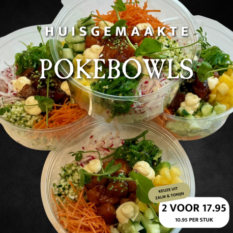 Weekaanbieding pokébowls