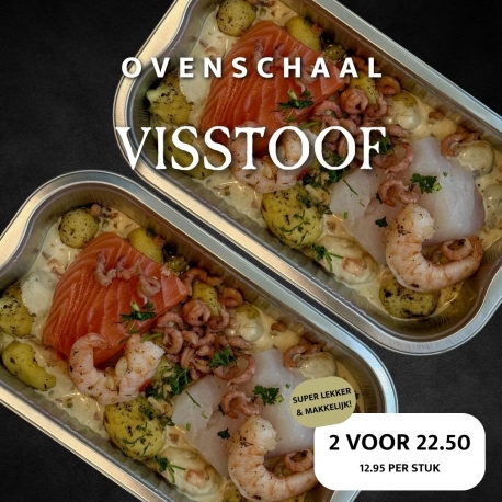 Weekaanbieding ovenschaal visstoof