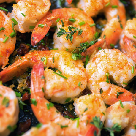 Gemarineerde scampi
